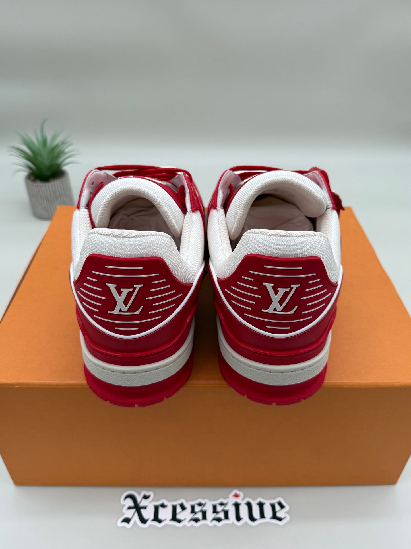 Louis Vuitton Trainer Red