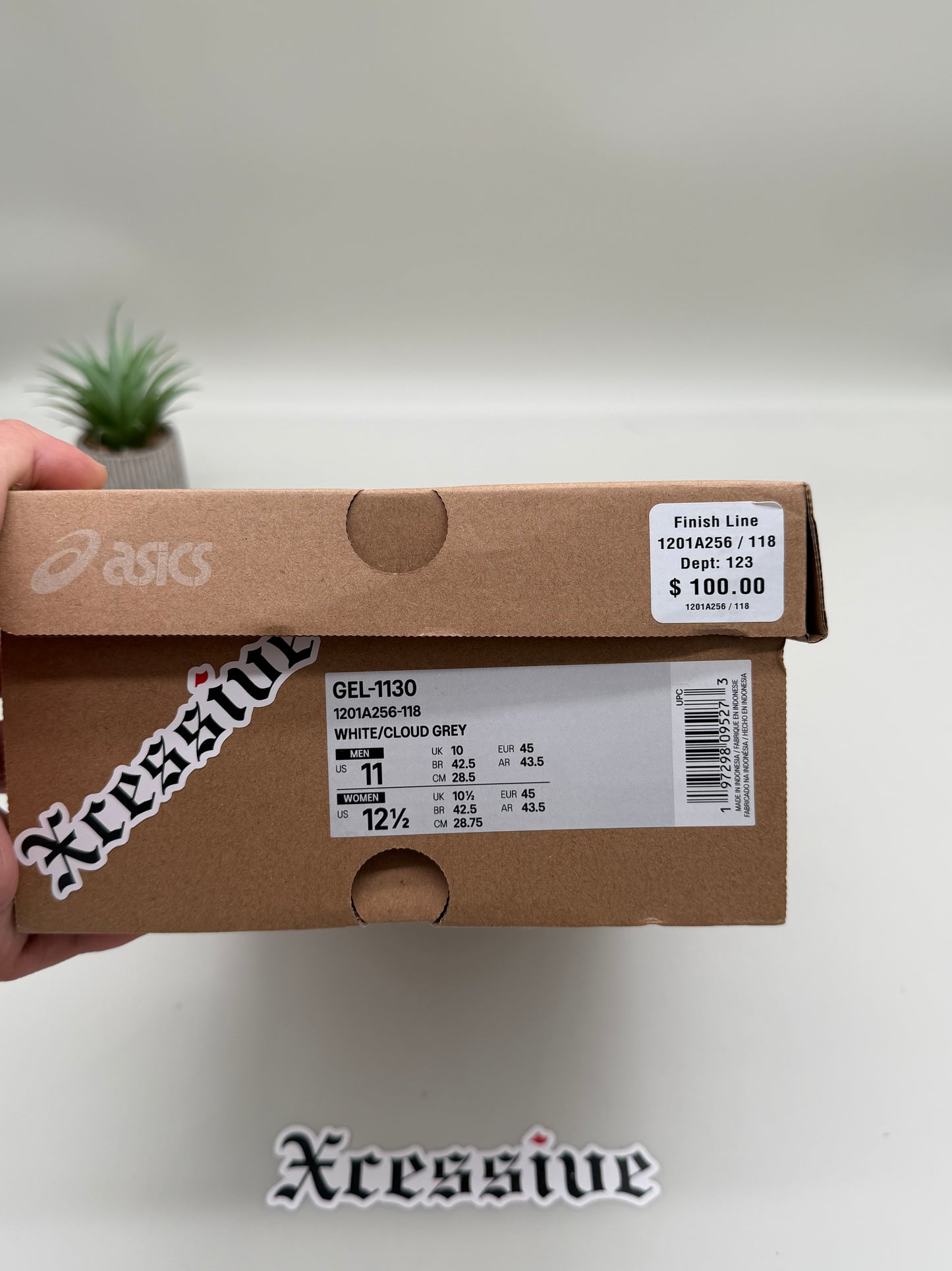 ASICS Gel-1130 White Cloud Grey