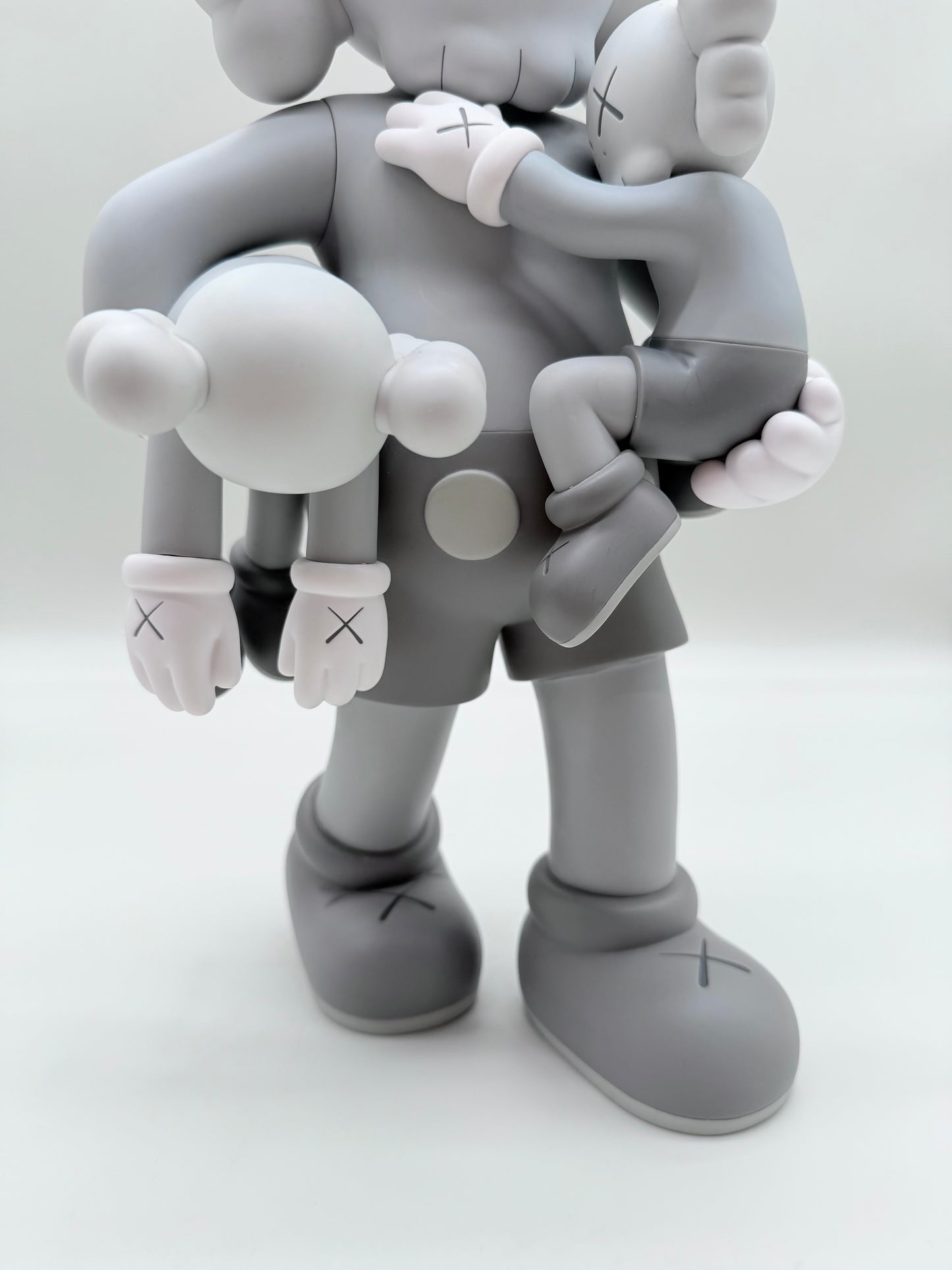 KAWS 'Clean Slate' Vinyl Figure Grey