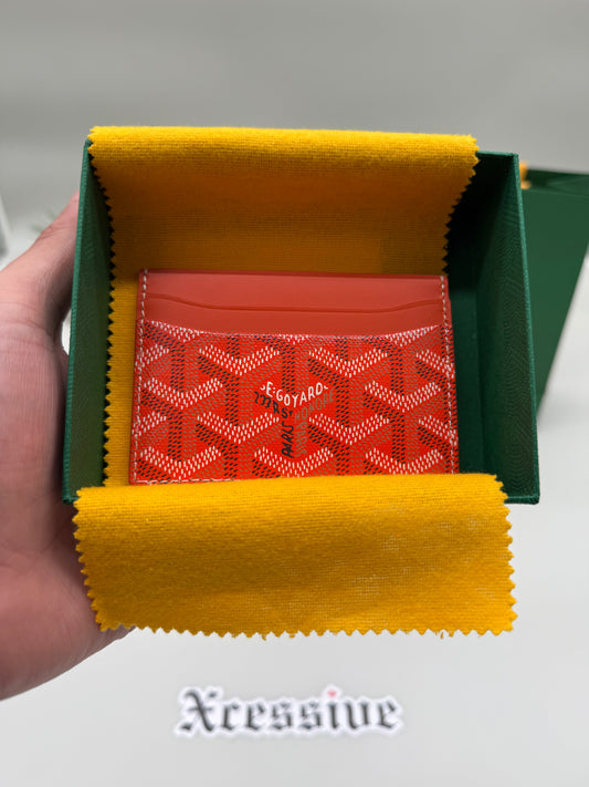 Goyard Saint Sulpice Orange Cardholder