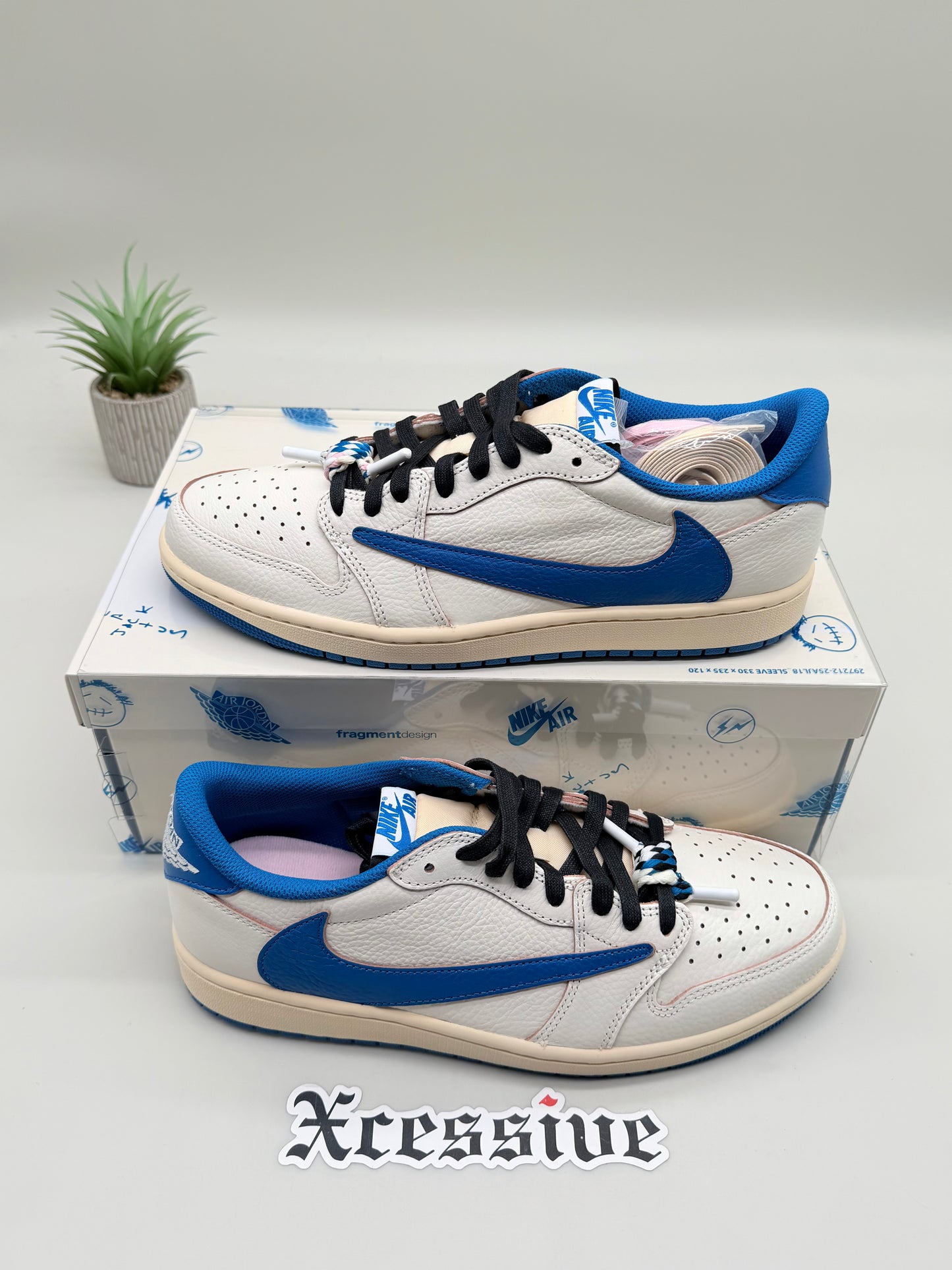 Jordan 1 Low Travis Scott Fragment Military Blue