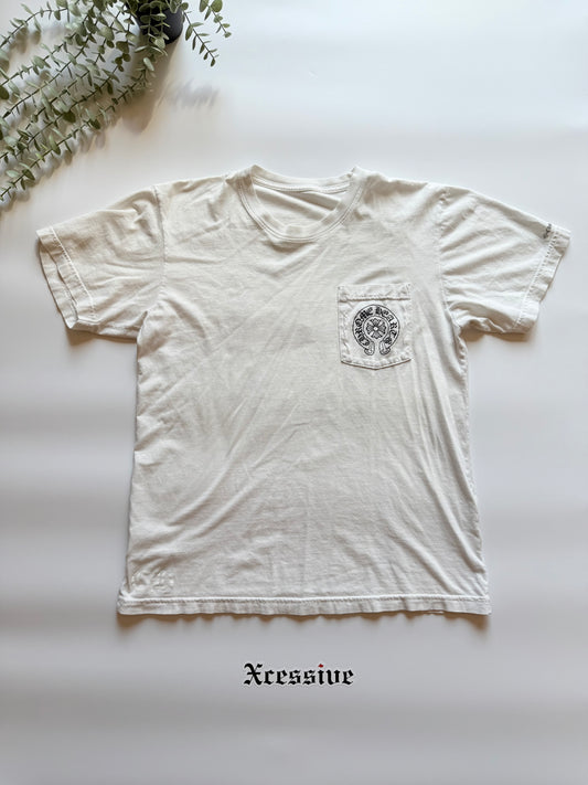 Chrome Hearts White Horseshoe Tee