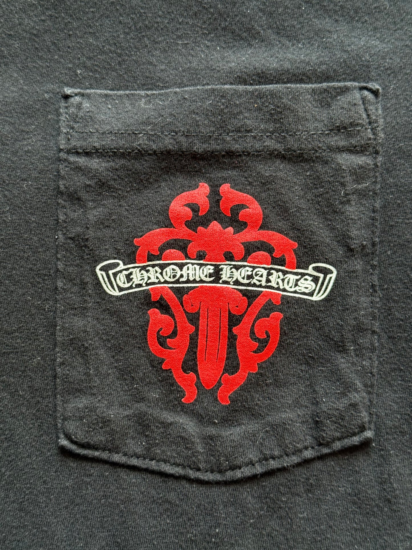 Chrome Hearts Red Dagger Tee