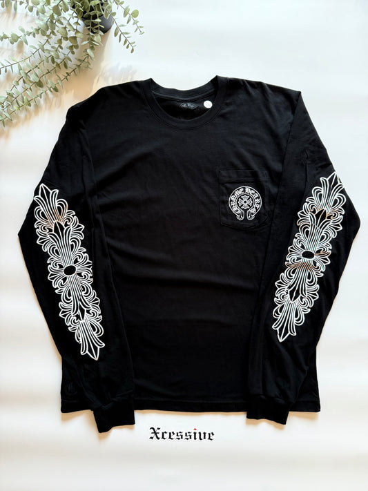 Chrome Hearts Miami Floral L/S Tee