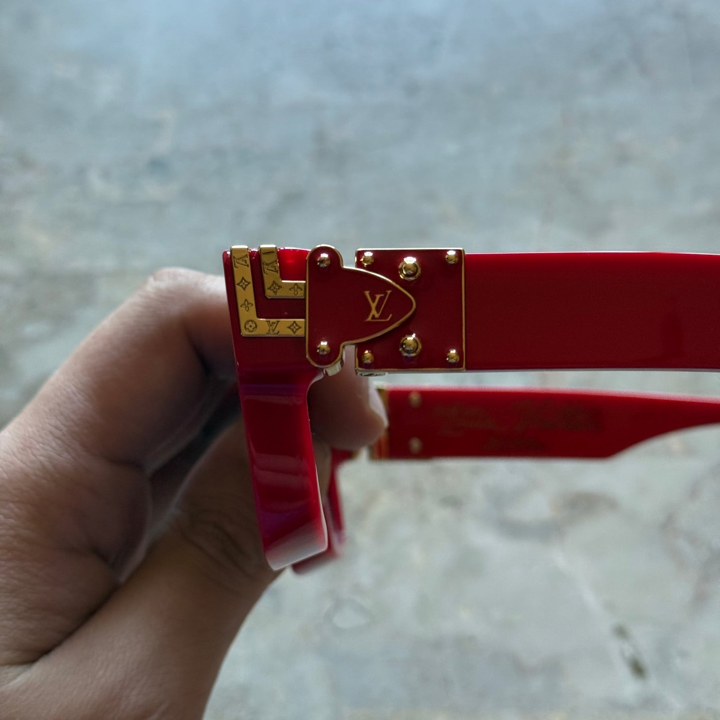 Louis Vuitton Millionaire Red Sunglasses