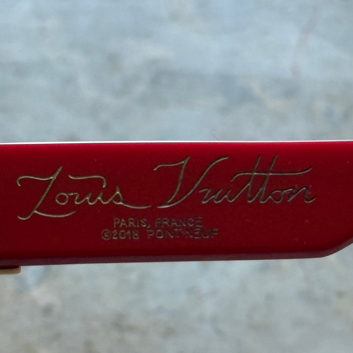 Louis Vuitton Millionaire Red Sunglasses