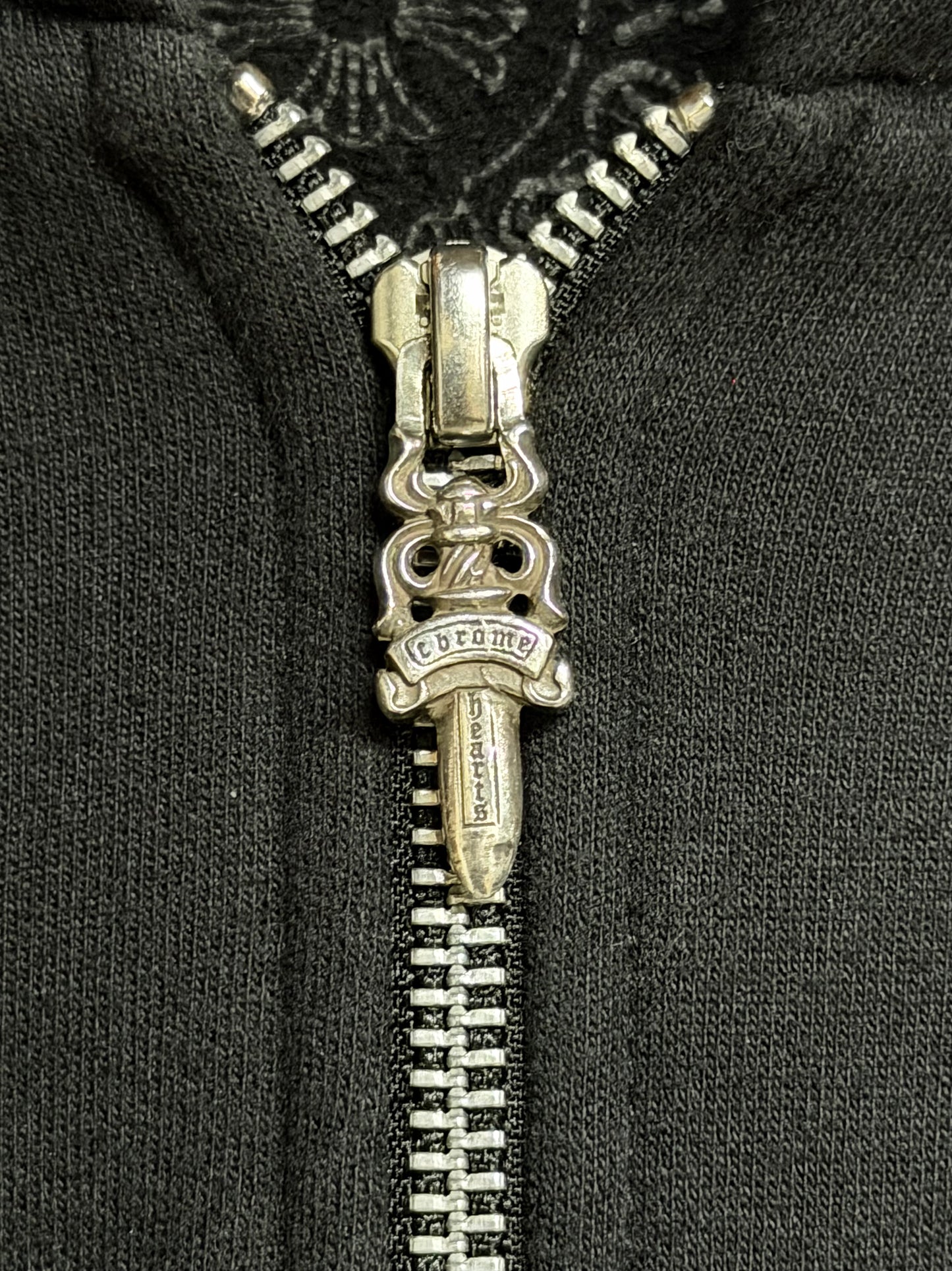 Chrome Hearts Eye Chart Dagger Zip Up Hoodie