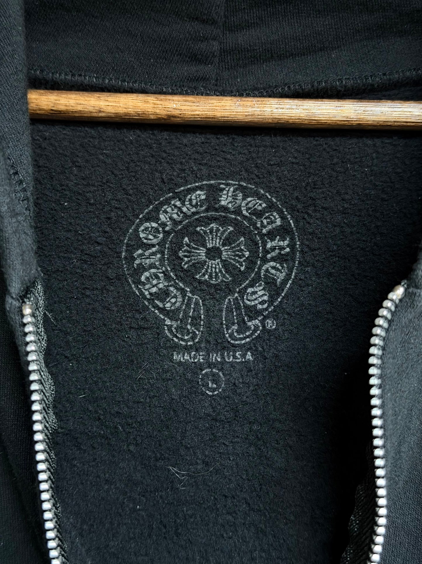 Chrome Hearts Eye Chart Dagger Zip Up Hoodie
