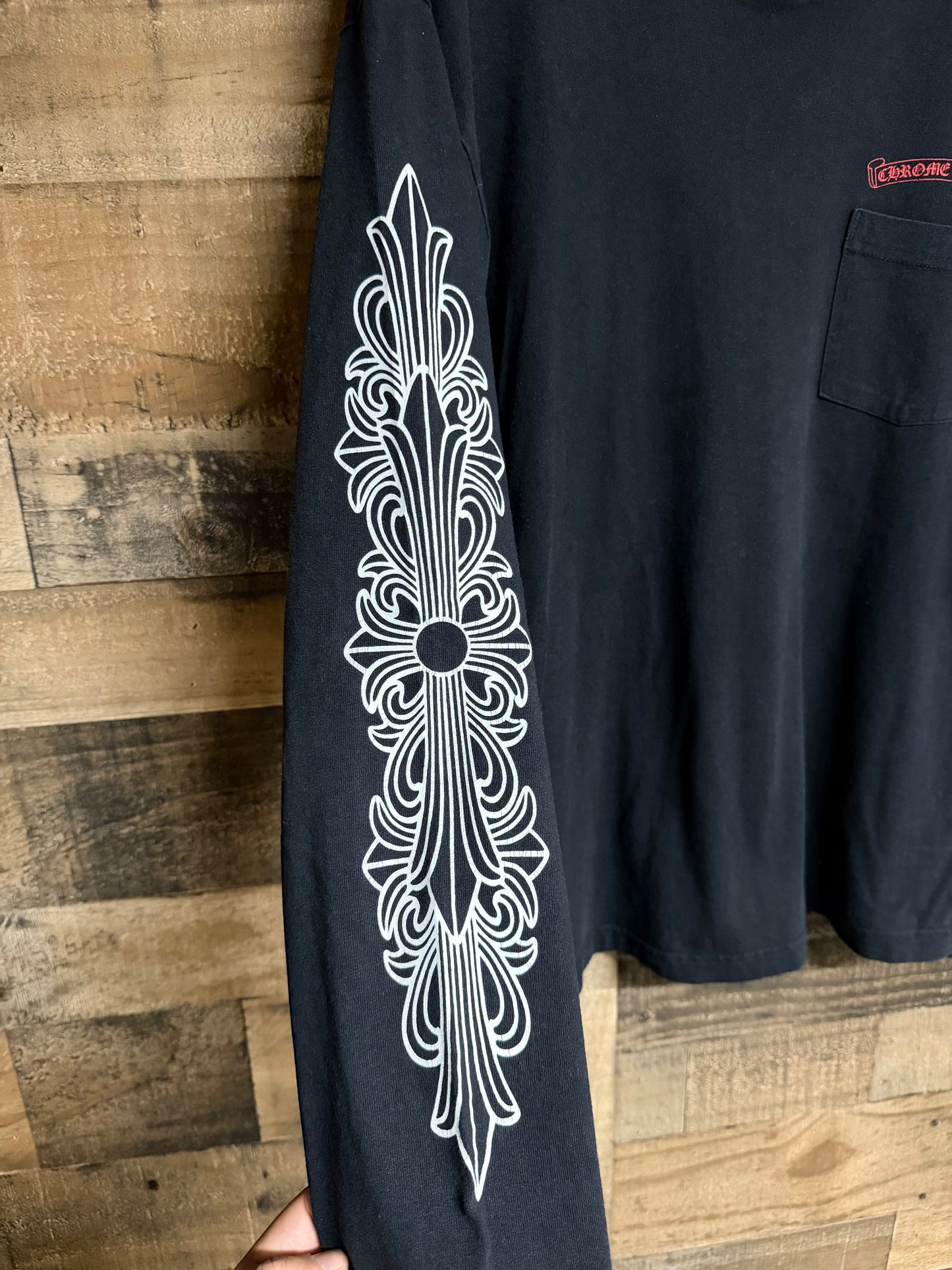 Chrome Hearts Matty Boy Chomper Floral Long Sleeve Shirt