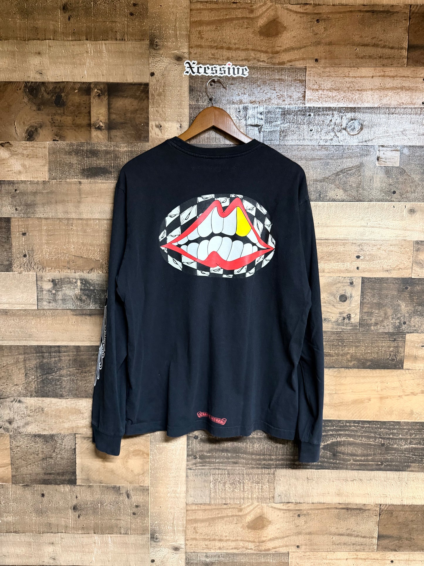 Chrome Hearts Matty Boy Chomper Floral Long Sleeve Shirt
