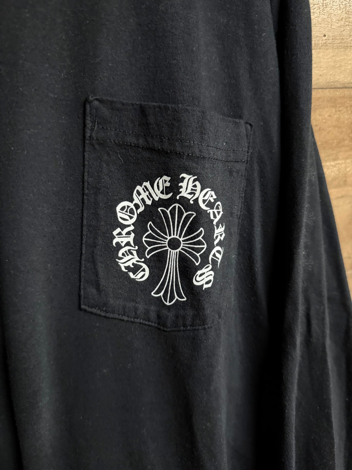 Chrome Hearts Tonal Cross & Horseshoe Long Sleeve Shirt