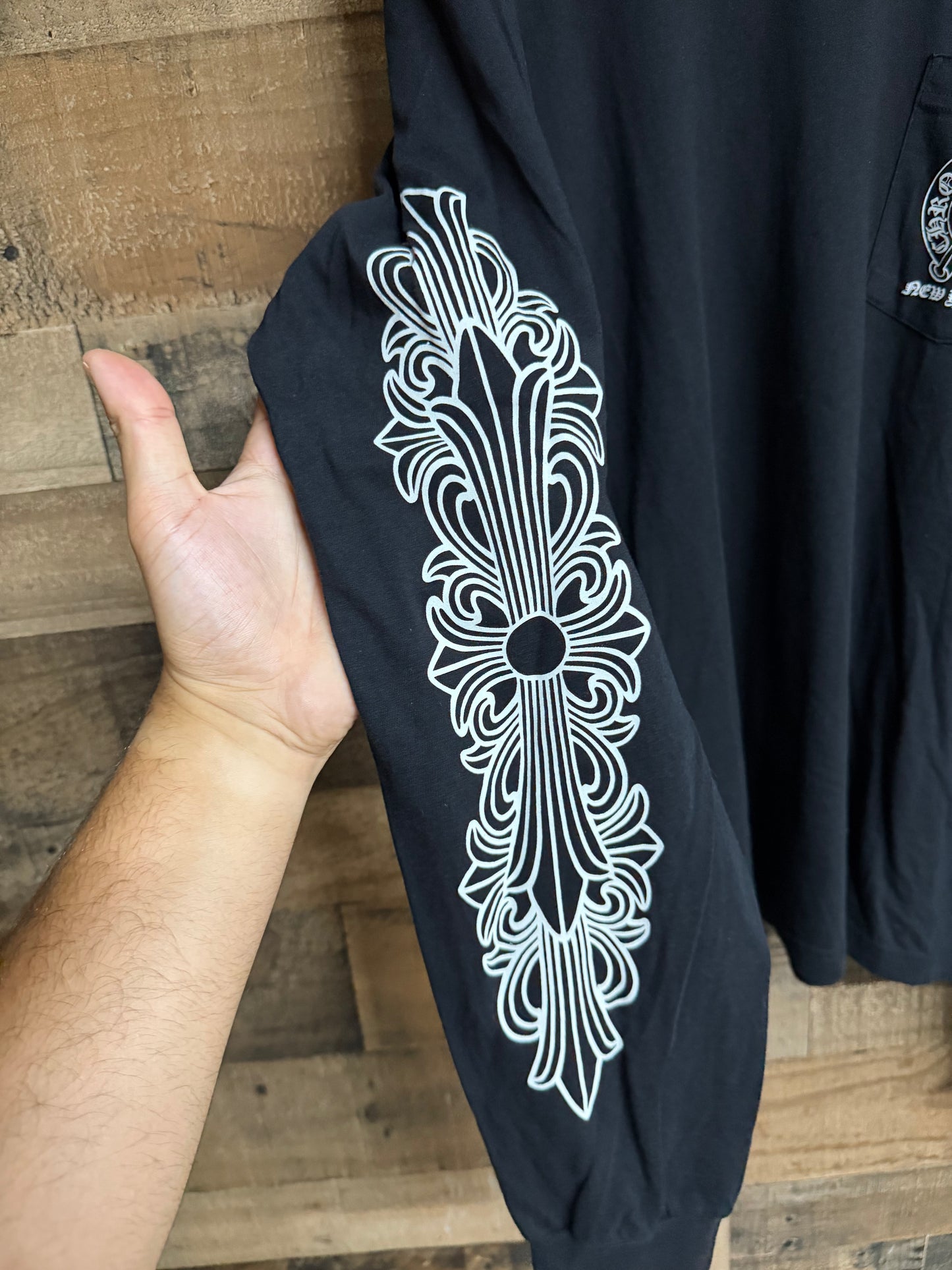 Chrome Hearts Floral New York Exclusive Long Sleeve Shirt