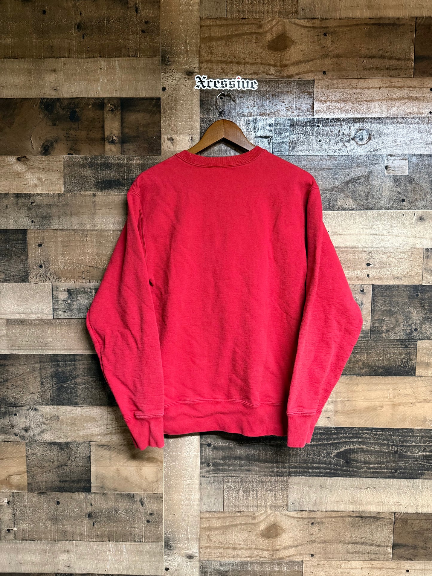Supreme Small Box Logo Crewneck Red