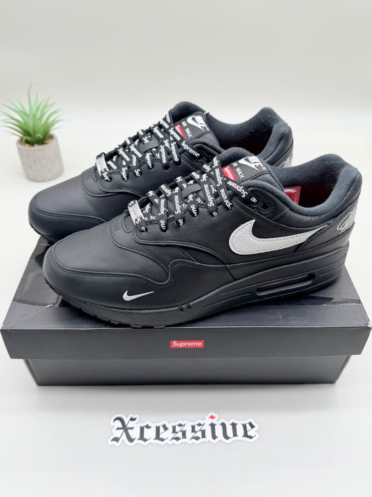 Nike Air Max 1 Supreme Black White