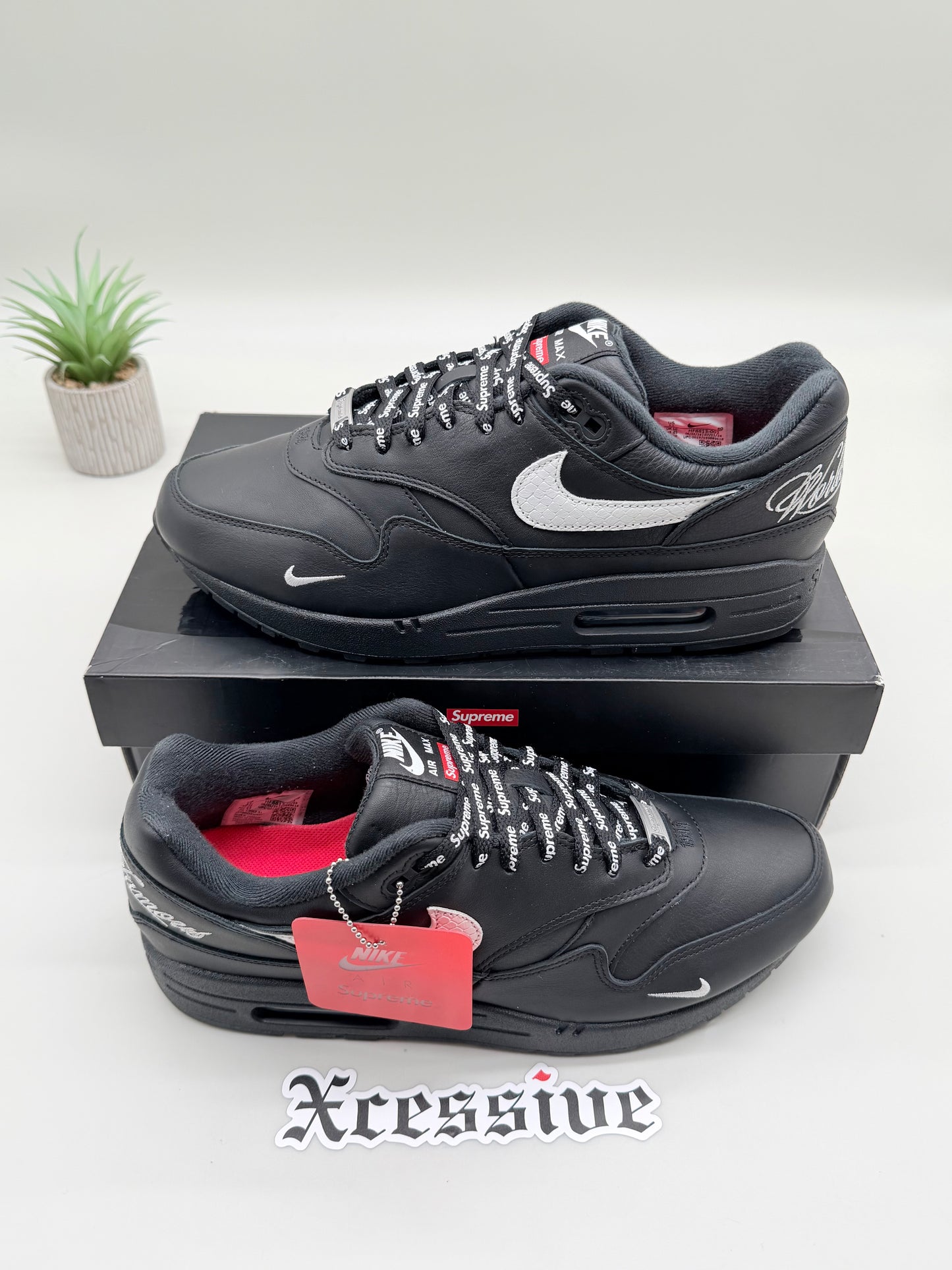 Nike Air Max 1 Supreme Black White