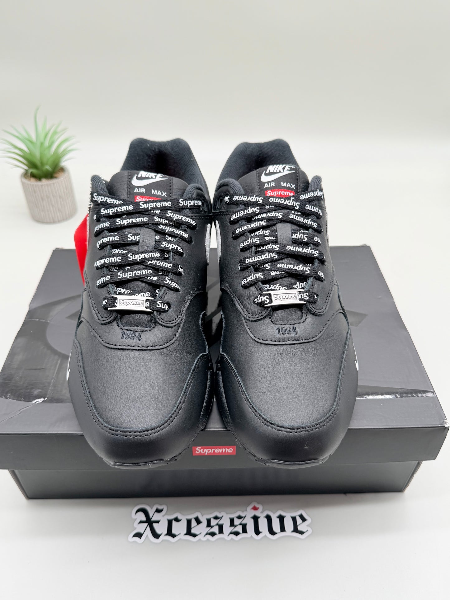 Nike Air Max 1 Supreme Black White