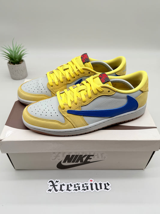 Jordan 1 Low Travis Scott Canary