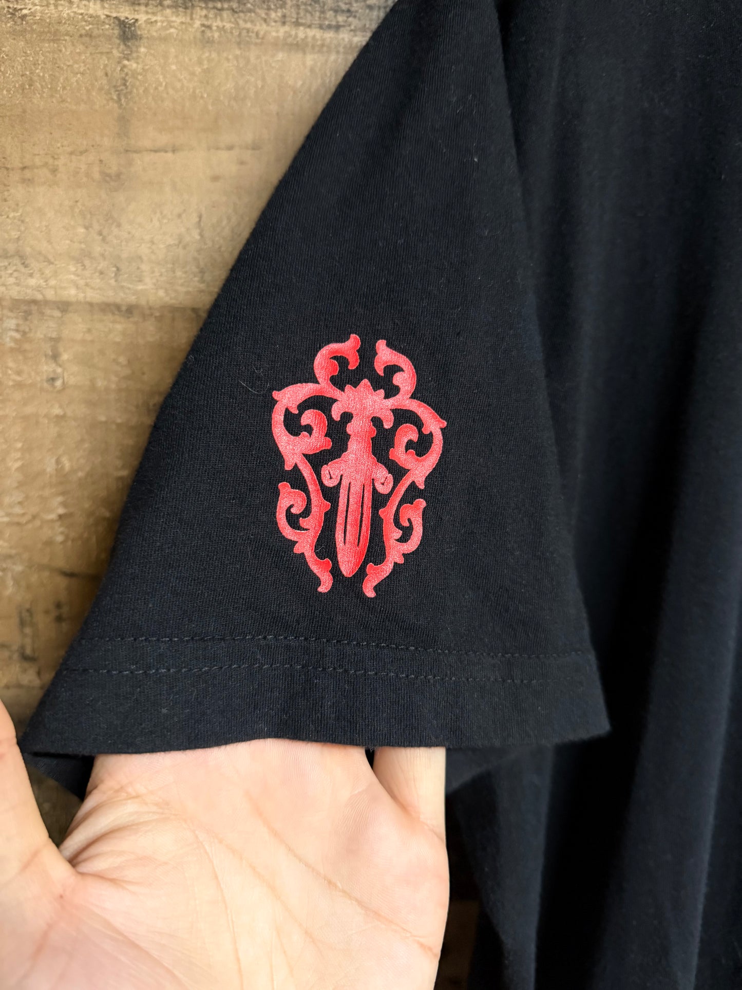 Chrome Hearts Red Vine Dagger Tee