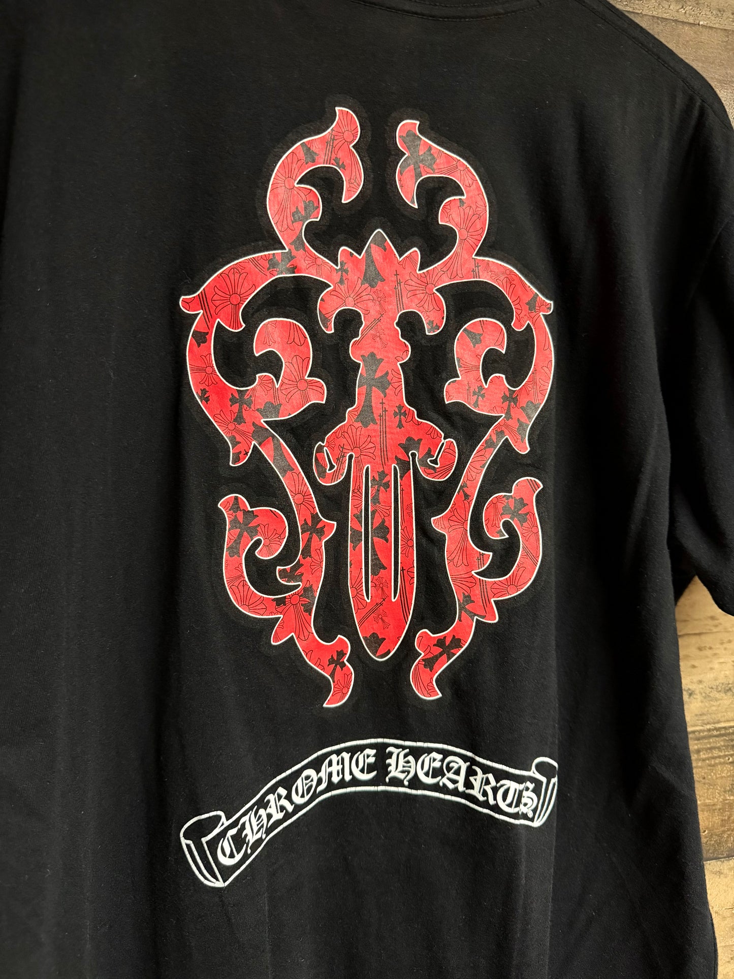 Chrome Hearts Red Vine Dagger Tee