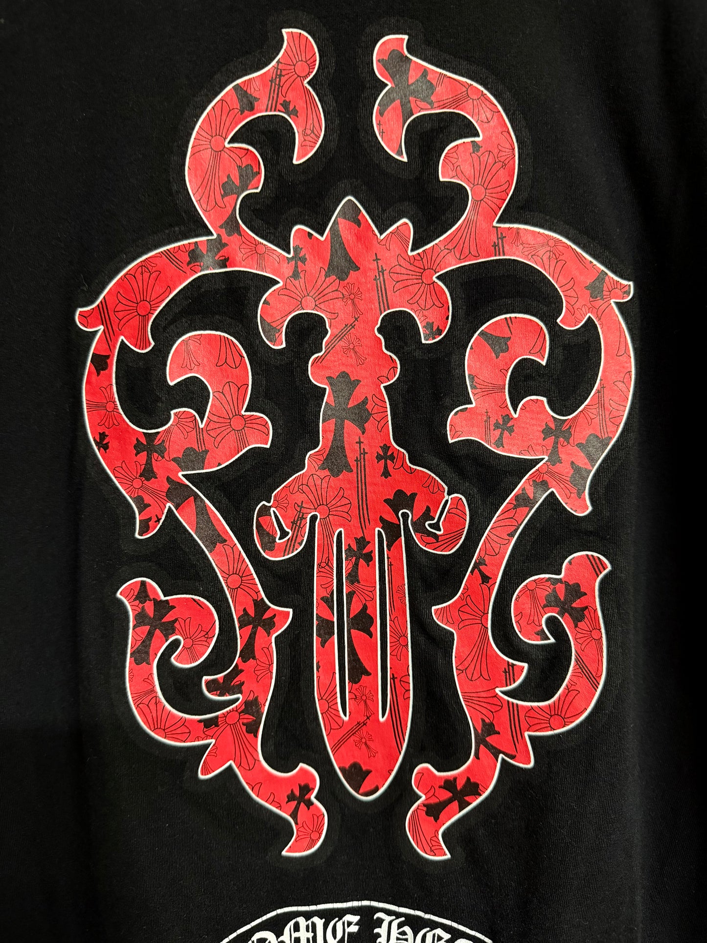 Chrome Hearts Red Vine Dagger Tee