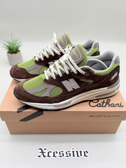 New Balance 991v2 Cathari x Kith Reverse Matcha