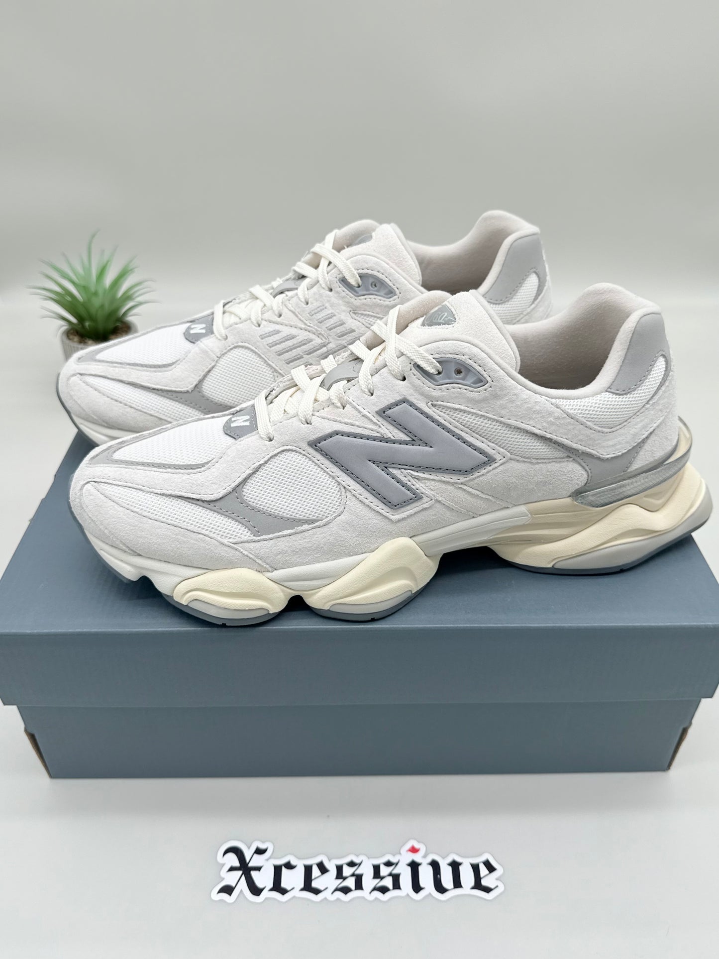 New Balance 9060 Sea Salt White
