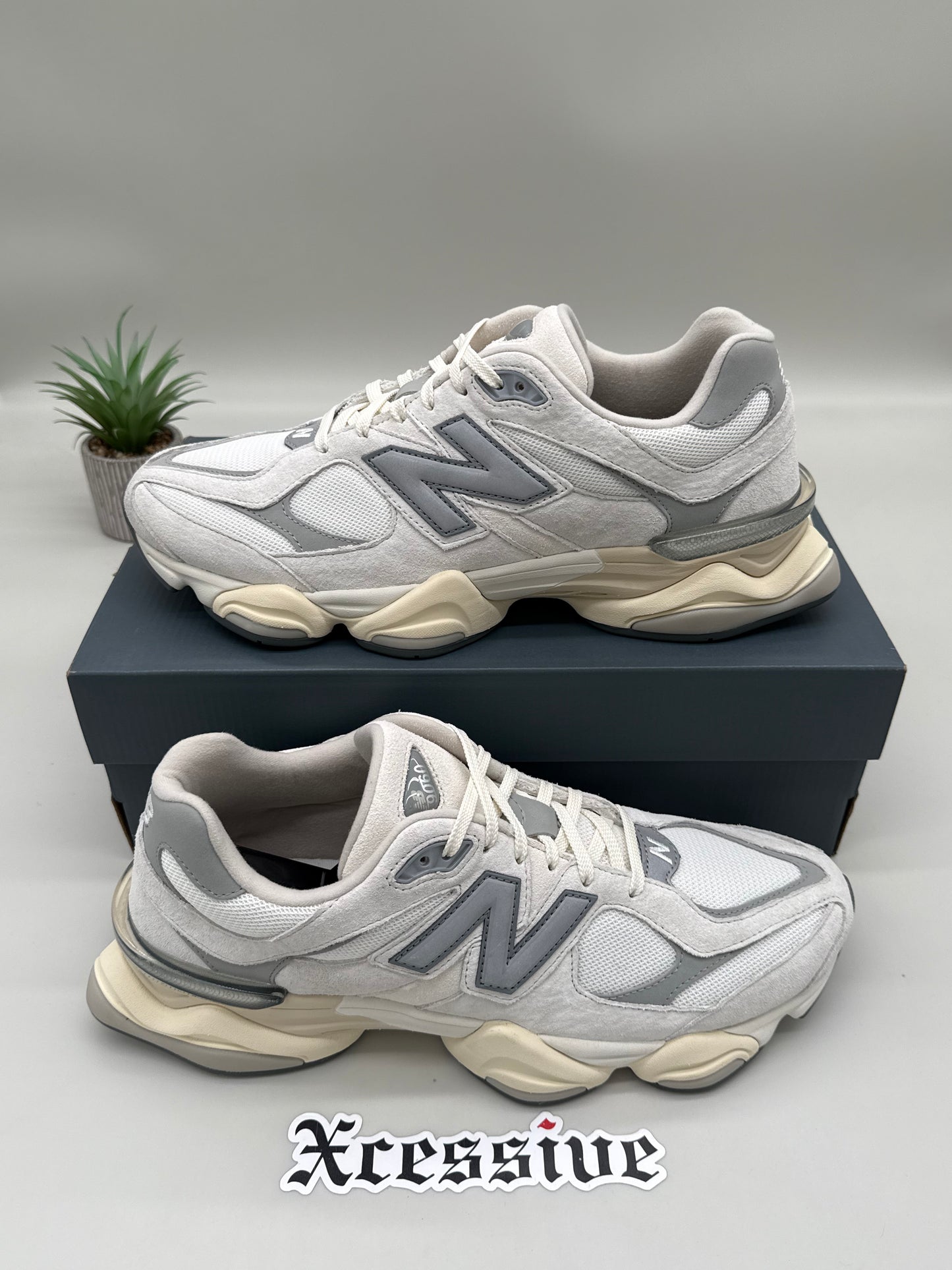 New Balance 9060 Sea Salt White