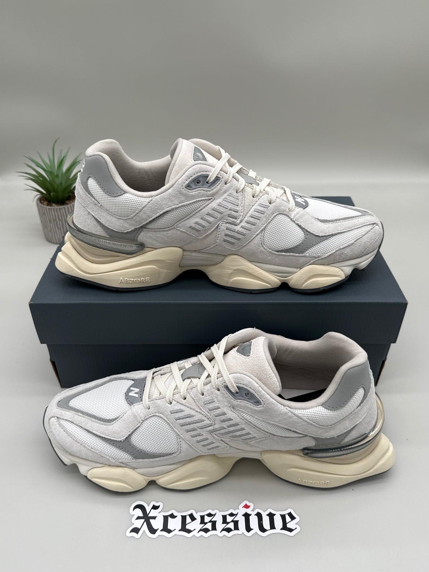 New Balance 9060 Sea Salt White