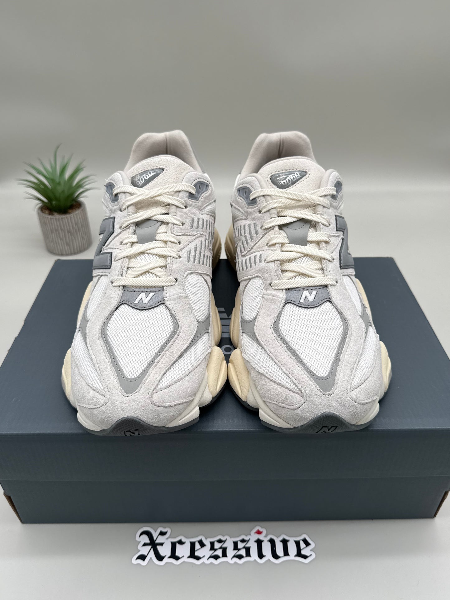 New Balance 9060 Sea Salt White