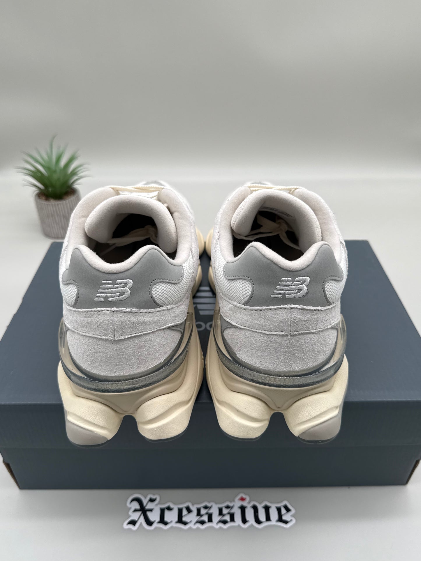 New Balance 9060 Sea Salt White