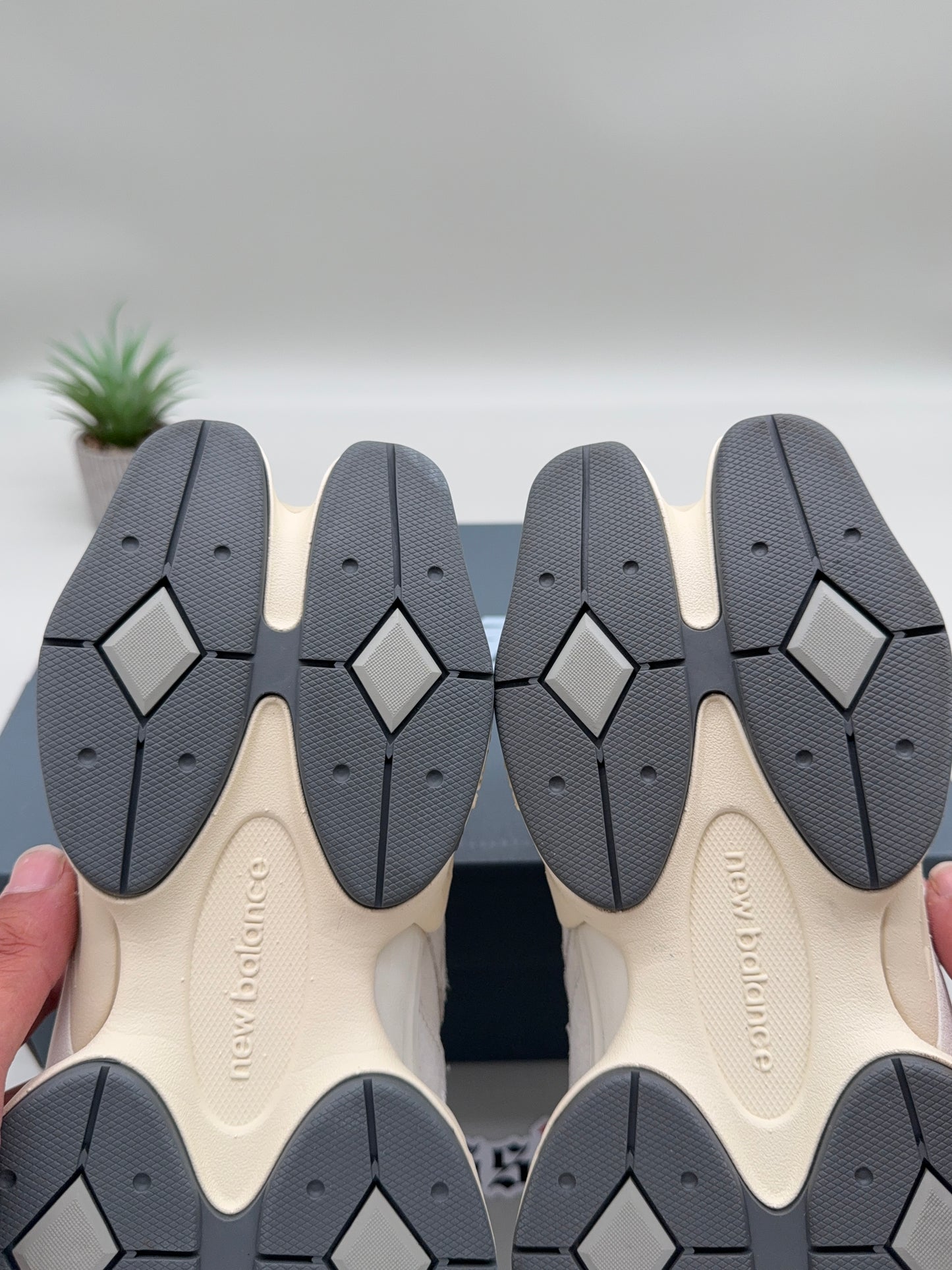 New Balance 9060 Sea Salt White