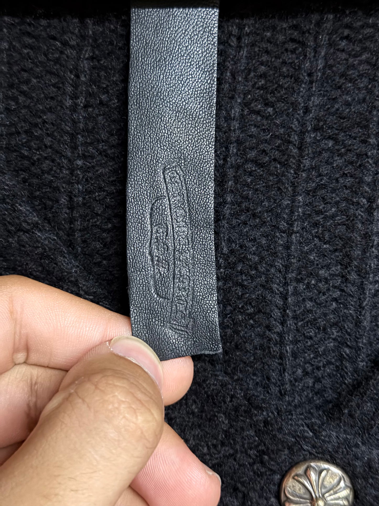 Chrome Hearts Cashmere Cross Patch Hoodie