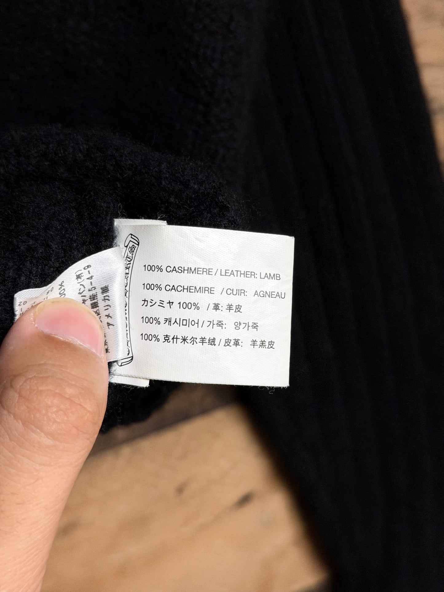 Chrome Hearts Cashmere Cross Patch Hoodie