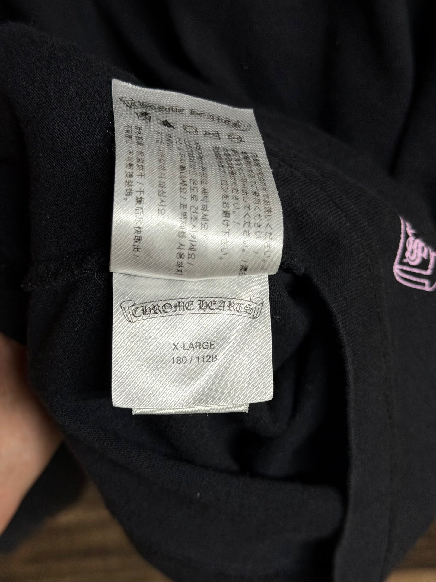 Chrome Hearts Matty Boy Pink Arc Logo Tee