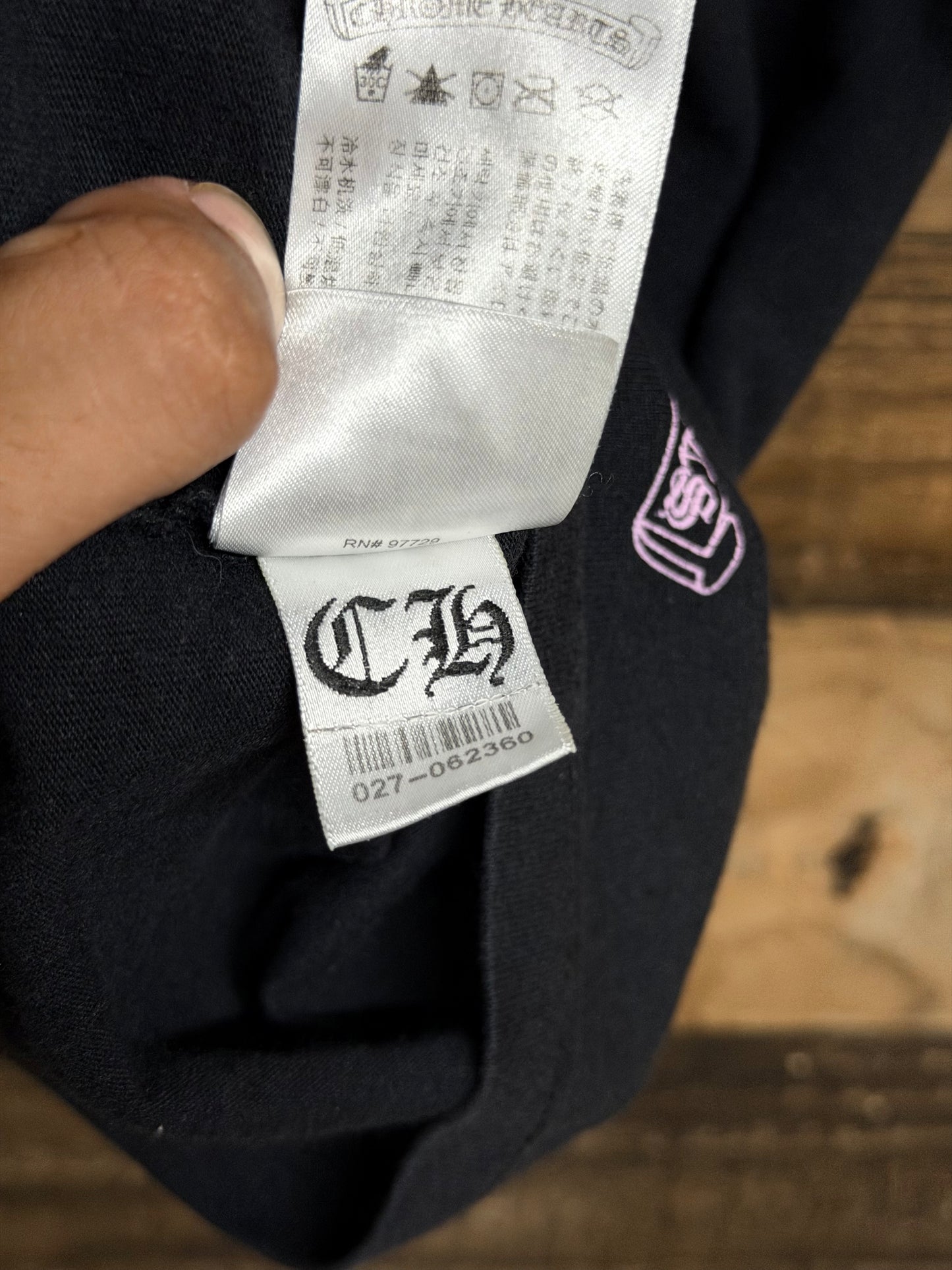 Chrome Hearts Matty Boy Pink Arc Logo Tee