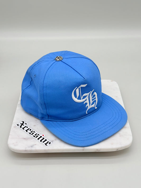 Chrome Hearts CH Light Blue Baseball Hat