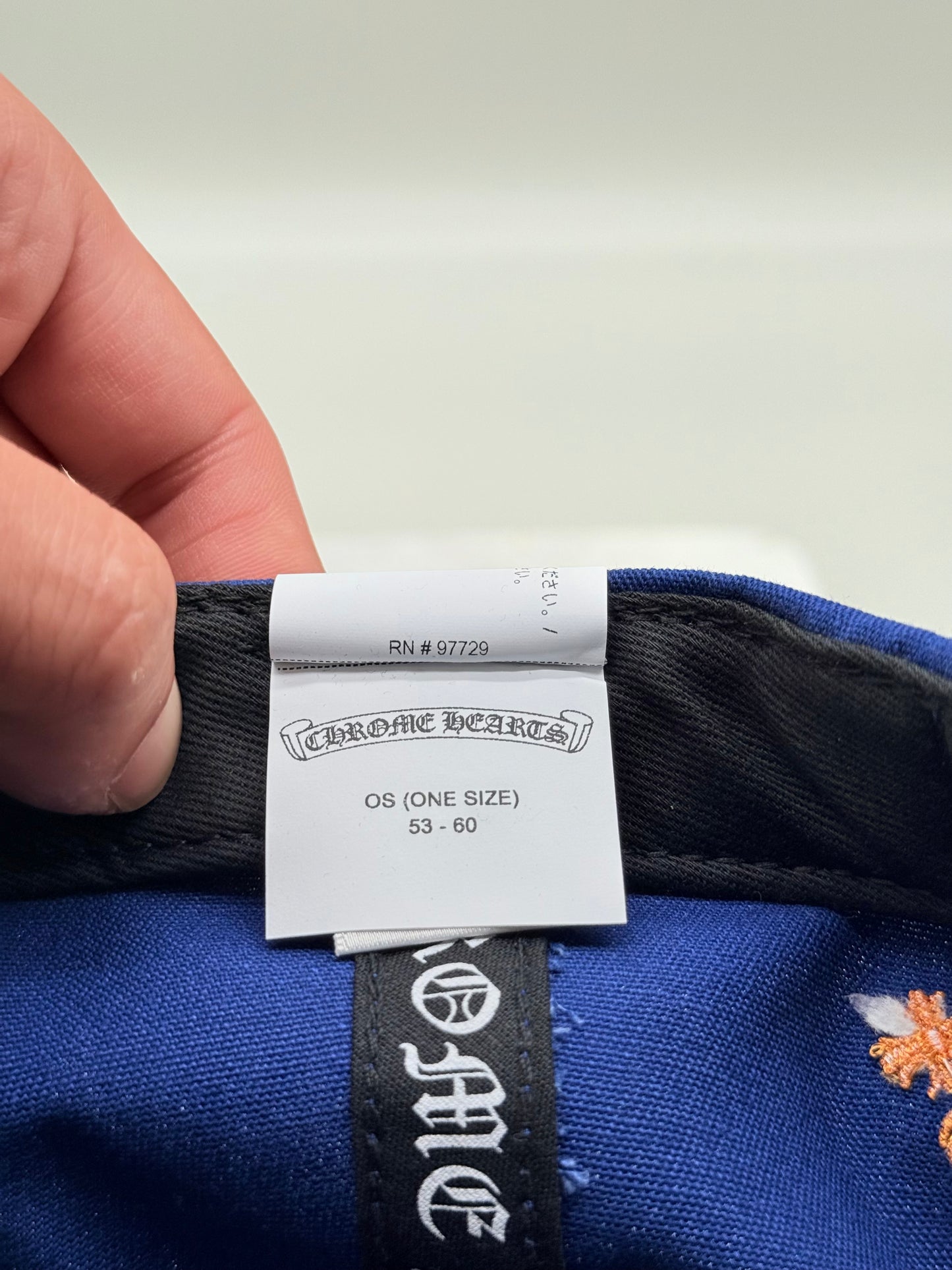 Chrome Hearts CH Blue/Orange Baseball Hat