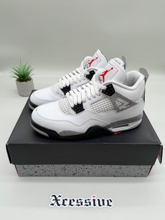 Jordan 4 White Cement