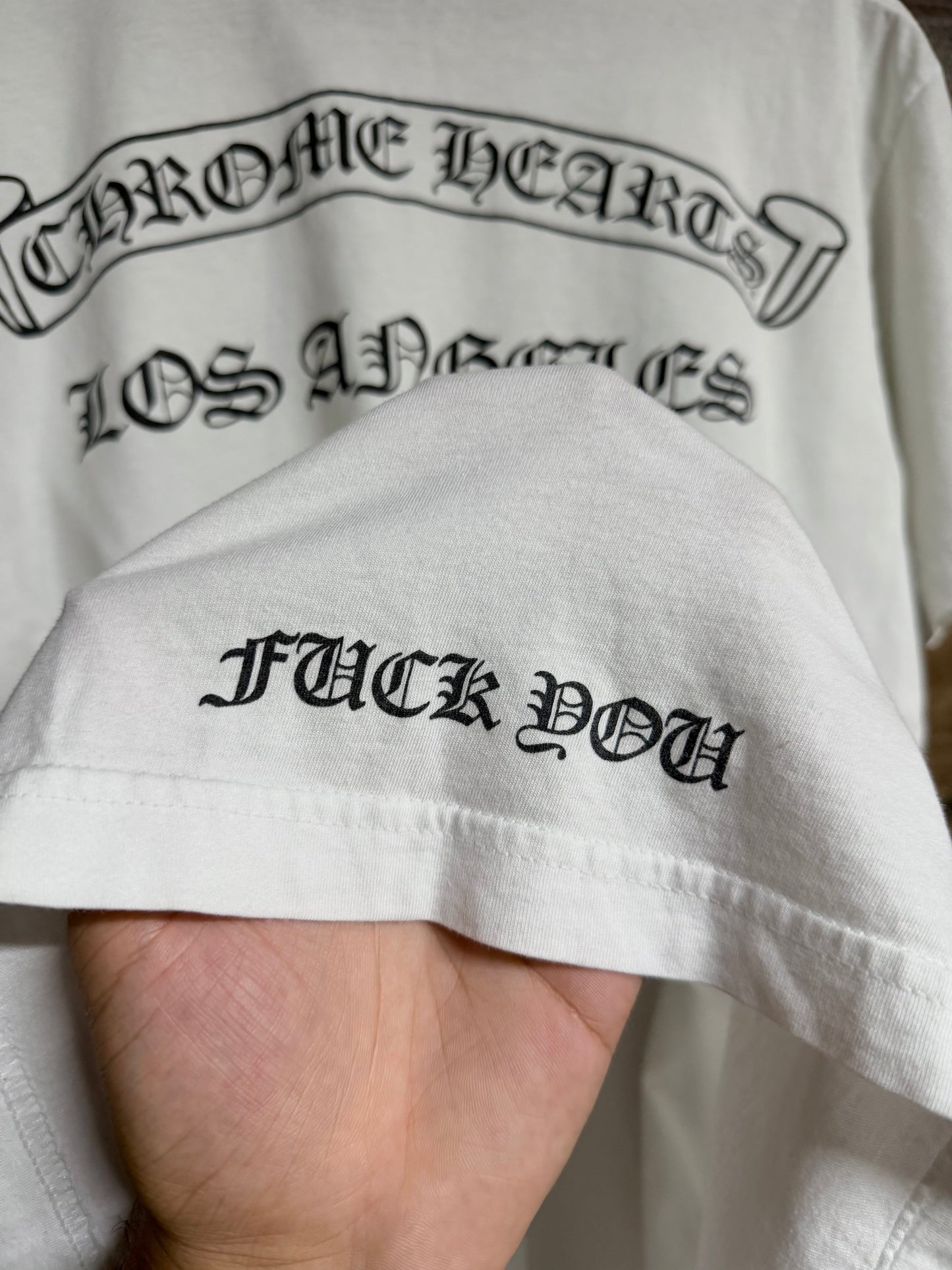 Chrome Hearts White Los Angeles Tee
