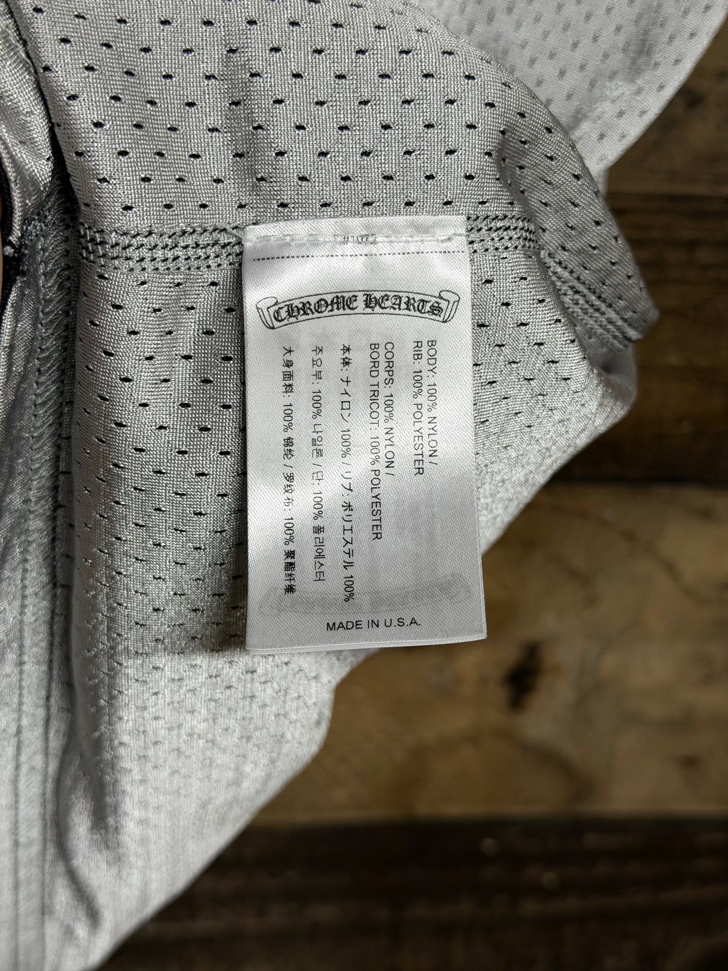Chrome Hearts Reversible Mesh Basketball Jersey