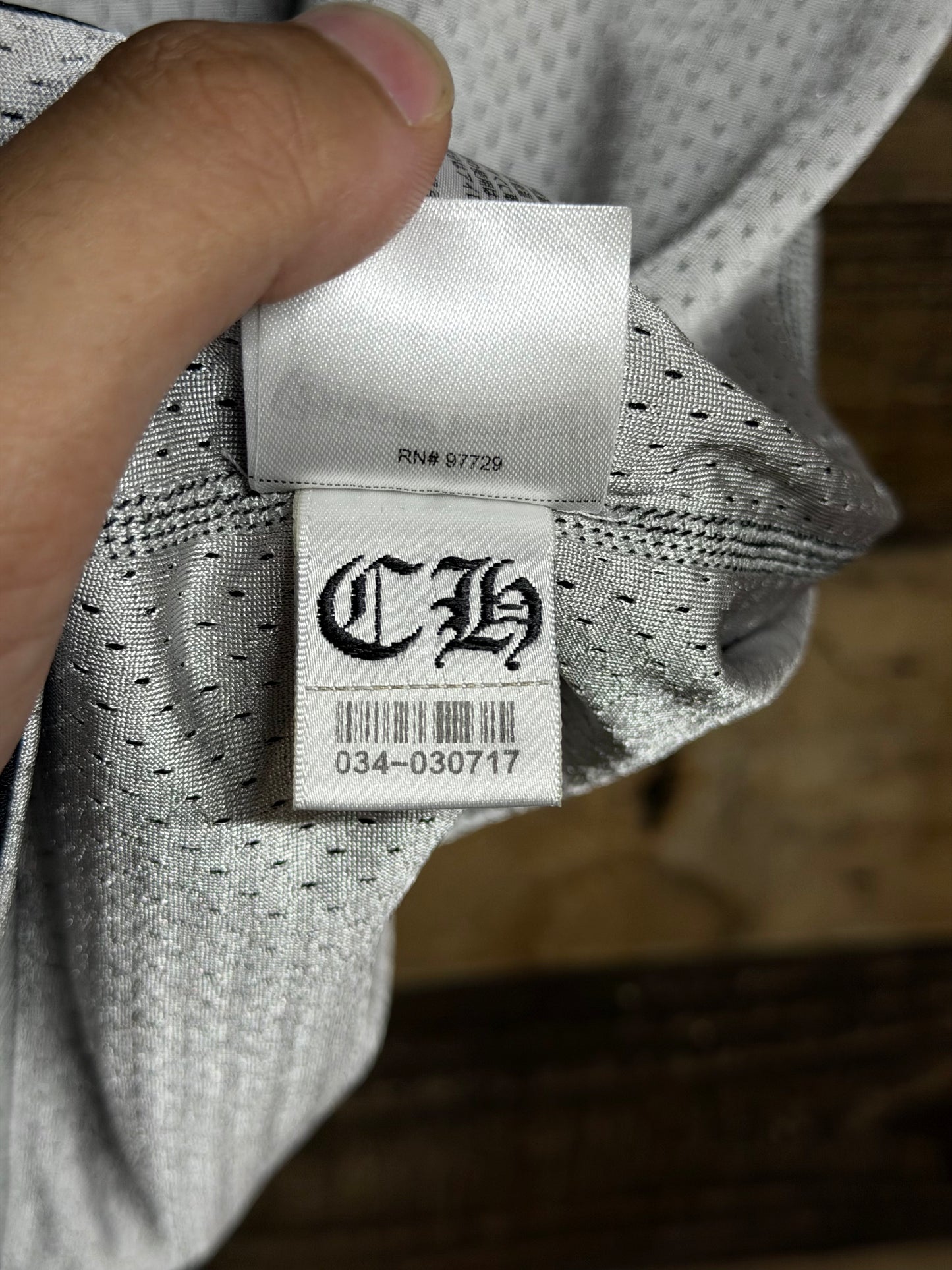 Chrome Hearts Reversible Mesh Basketball Jersey