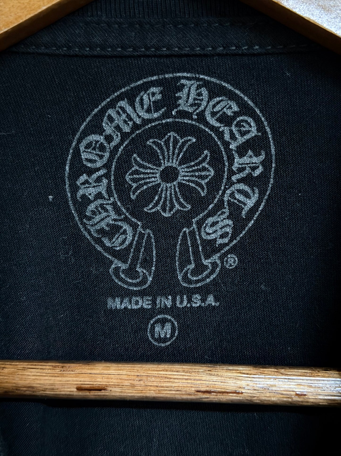 Chrome Hearts Yellow Neck Logo Tee