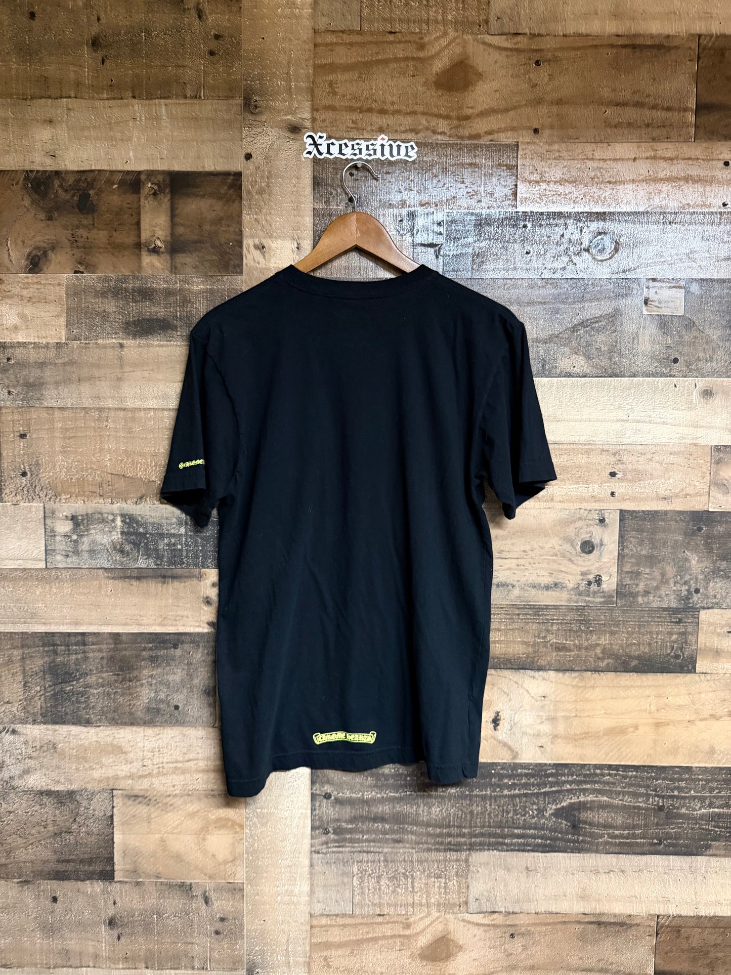 Chrome Hearts Yellow Neck Logo Tee