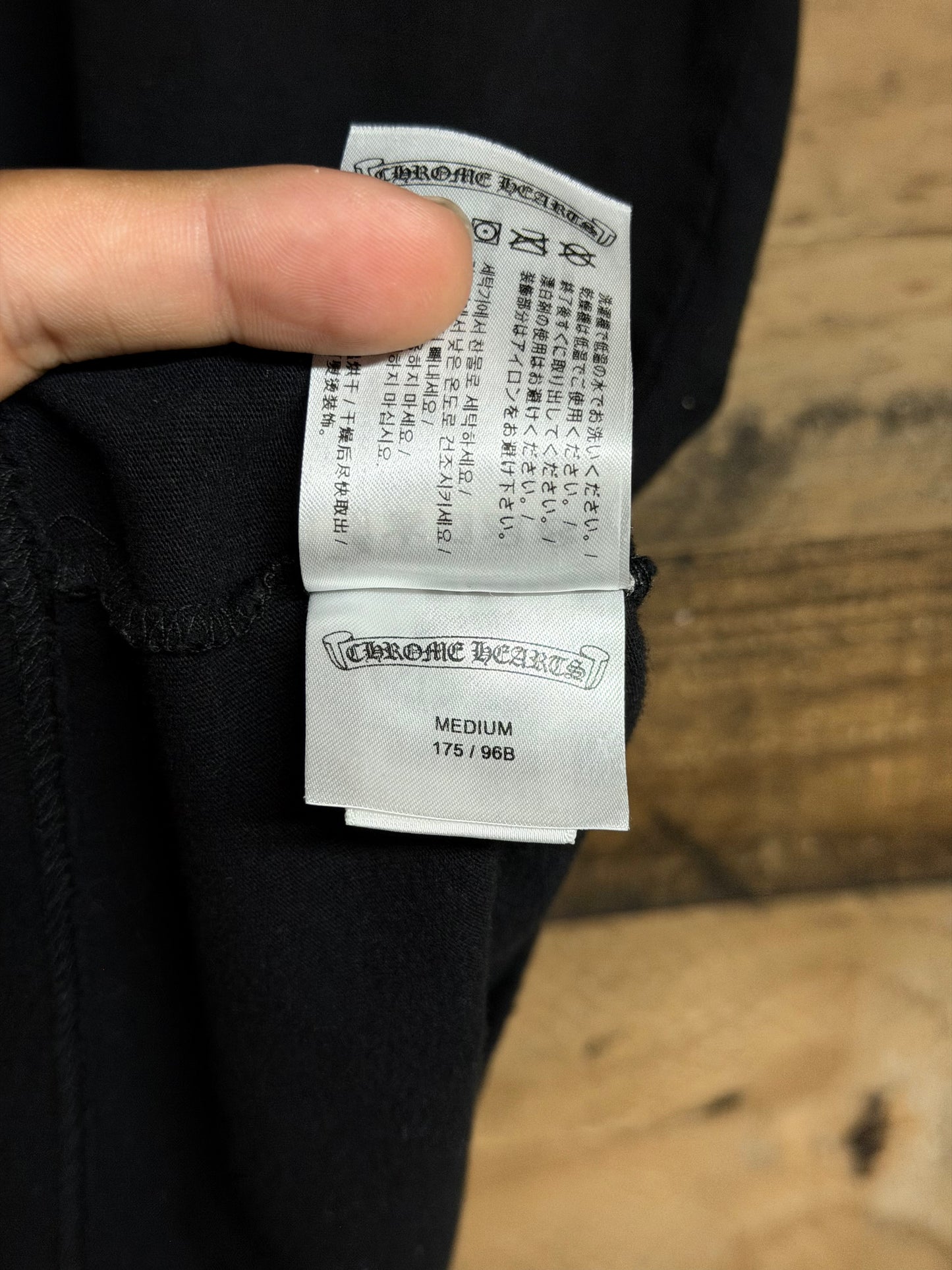Chrome Hearts Yellow Neck Logo Tee