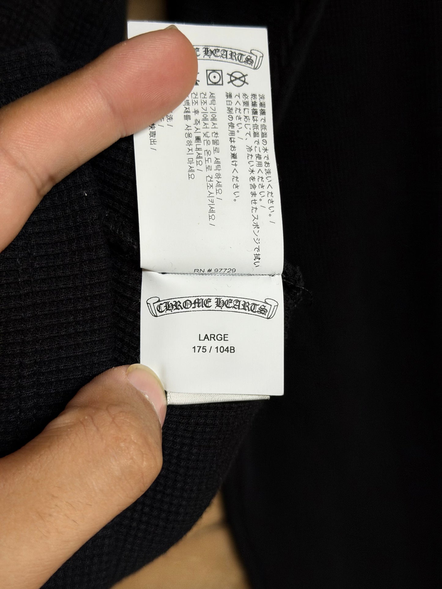 Chrome Hearts King Taco Black Thermal