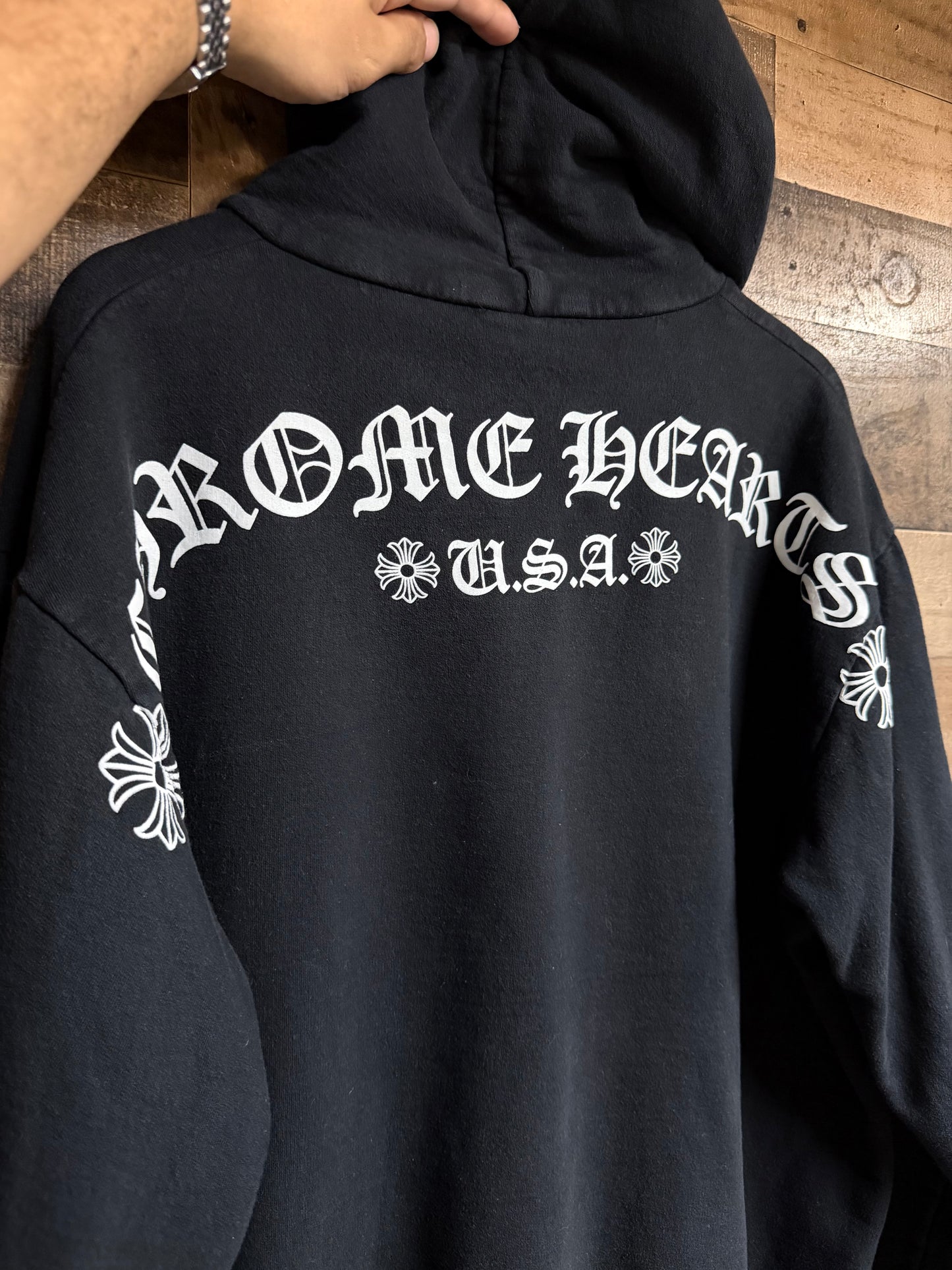 Chrome Hearts T-Bar Logo Hoodie