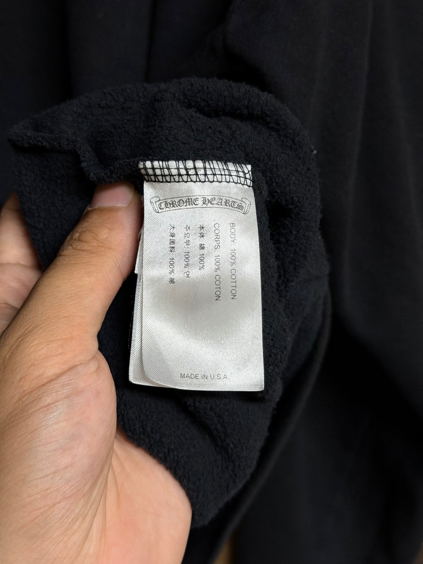 Chrome Hearts T-Bar Logo Hoodie