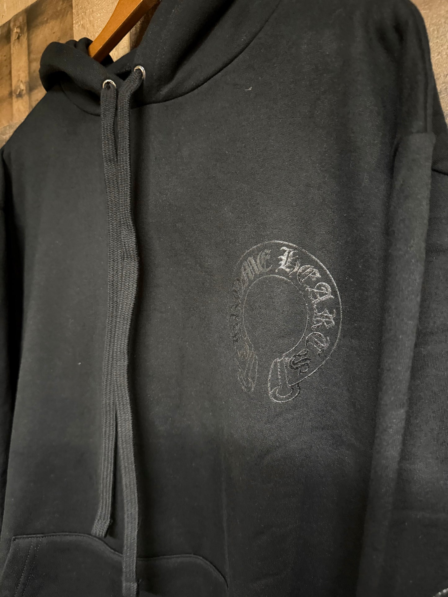 Chrome Hearts Black Floral Hoodie