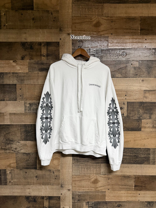 Chrome Hearts White Eye Chart Dagger Hoodie