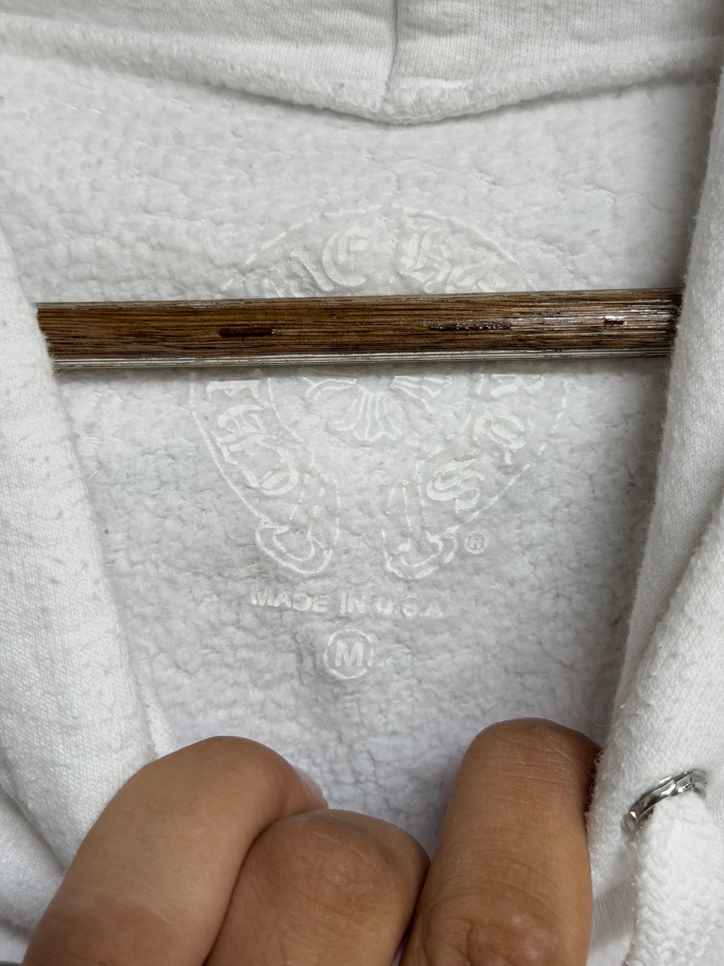 Chrome Hearts White Eye Chart Dagger Hoodie